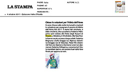 4 Ottobre 2017 - La Stampa