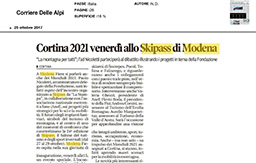 25 Ottobre 2017 - Corriere delle Alpi