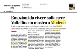 27 Ottobre 2017 - La Provincia di Sondrio