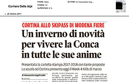 28 Ottobre 2017 - Corriere delle Alpi