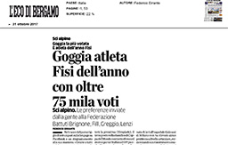 31 Ottobre 2017 - L'Eco di Bergamo